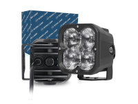 Kvadrāta Formas Darba Lukturs Tālās Gaismas Papildlukturis  Ar Caurspīgīgu Stiklu 20w (76mm) E9 10R-6